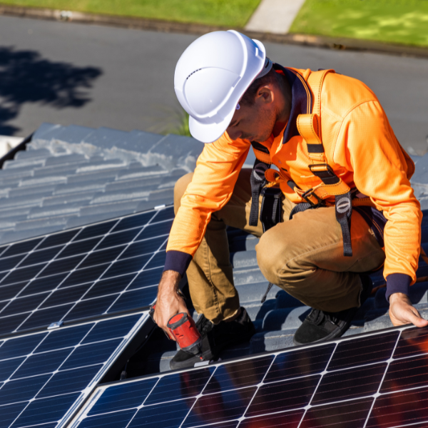 Installing Clamp Mounts on Metal Roof Solar Panels