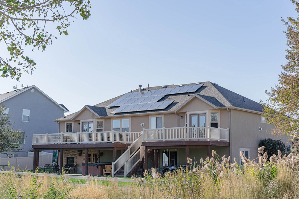 Colorado home with solar panels - Solar Panel Installation in Colorado Springs